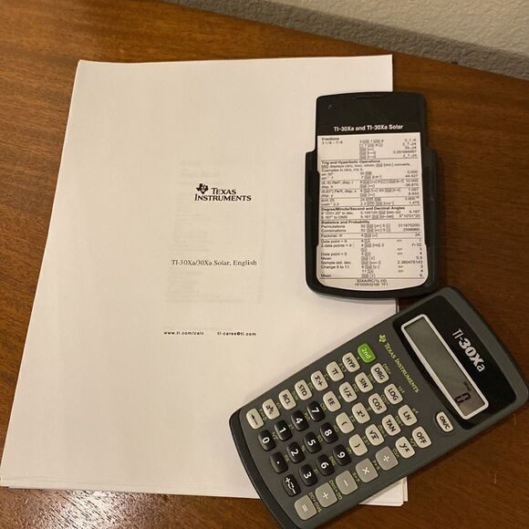 Texas Instruments TI-30Xa Scientific Calculator w/ Case - Used tested - Picture 9 of 14